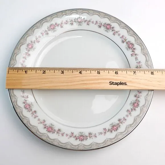 Vtg Noritake China Glenwood Dinnerware 7 Piece Place Setting for one #5770 Japan - Picture 14 of 16